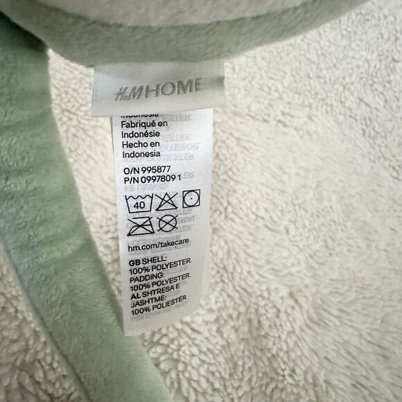 H&M Home Kids Frog Plush Green 13” Stuffed Animal Toy Amphibian Baby - Picture 3 of 5